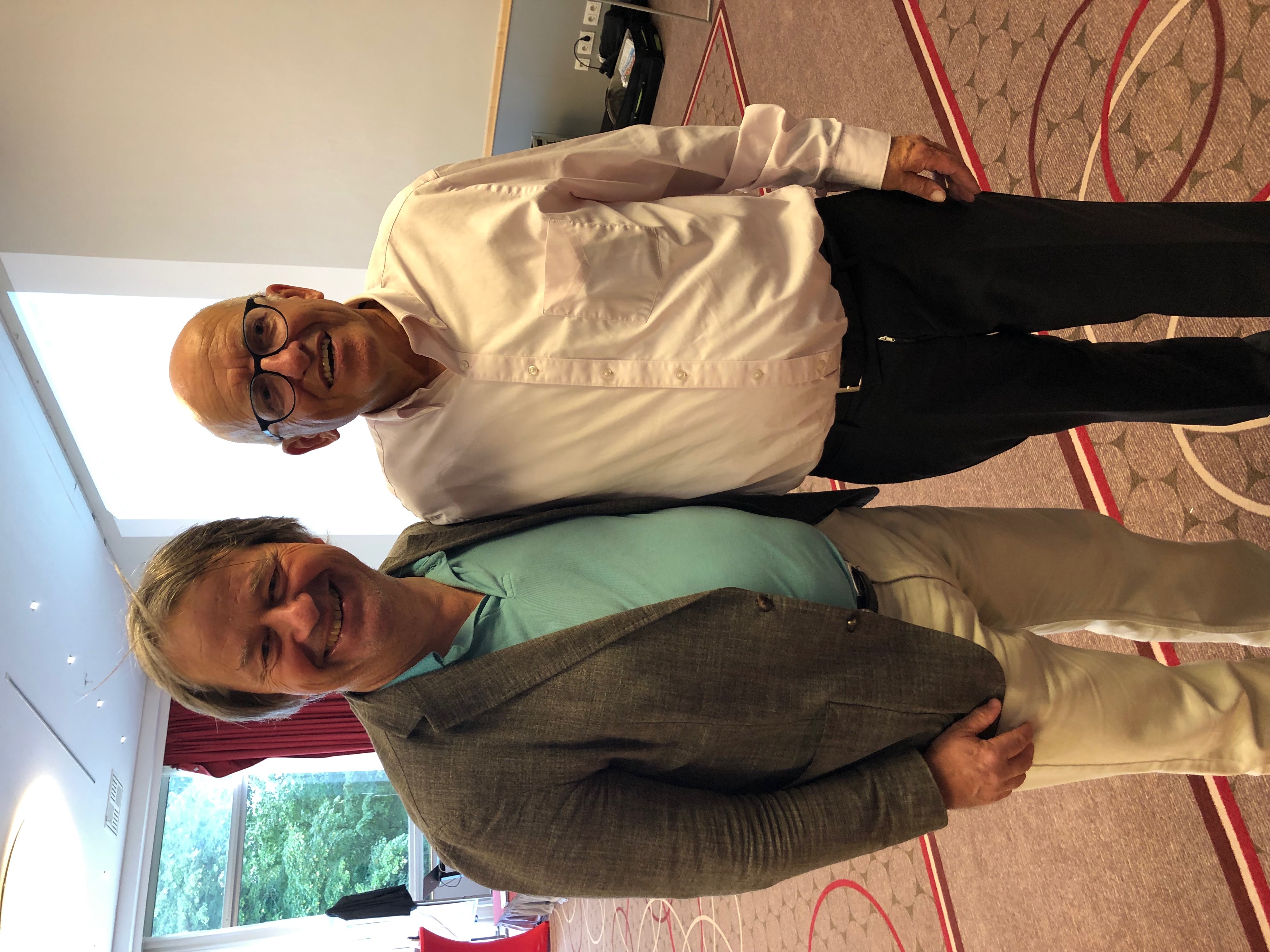 Andreas Möbius mit Prof. Dr. Jörg Knoblauch